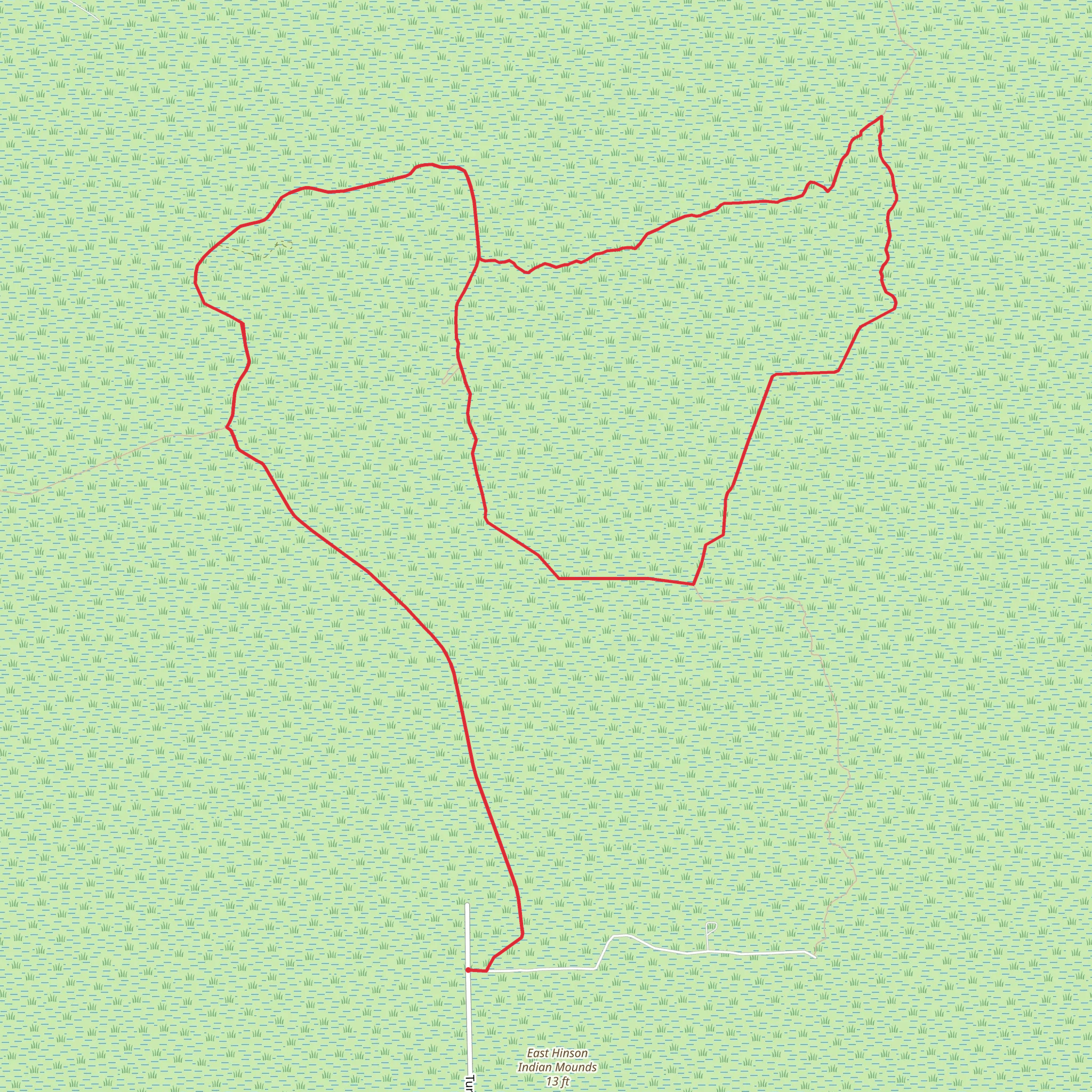 Big Cypress National Area mobile static map