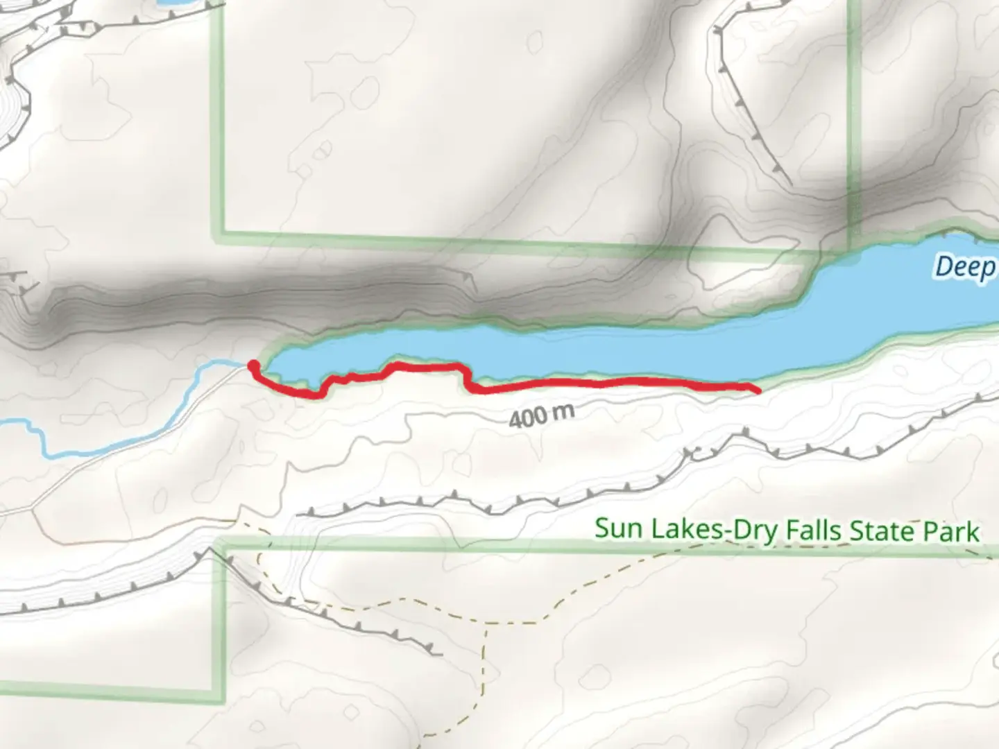 An image depicting the trail Deep Lake Trail and its surrounding area.