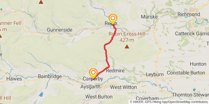 Yorkshire Dales Loop stage 4 Map