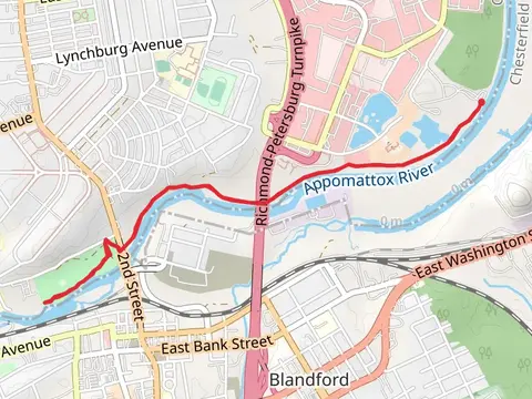 Appomattox River Walk Out and Back