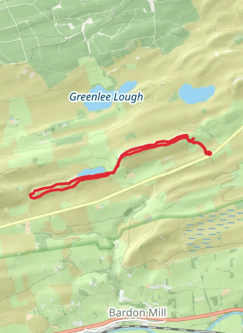 Housesteads to Steel Rigg  mobile static map