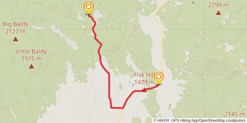 Oregon Timber Trail stage 5 Map