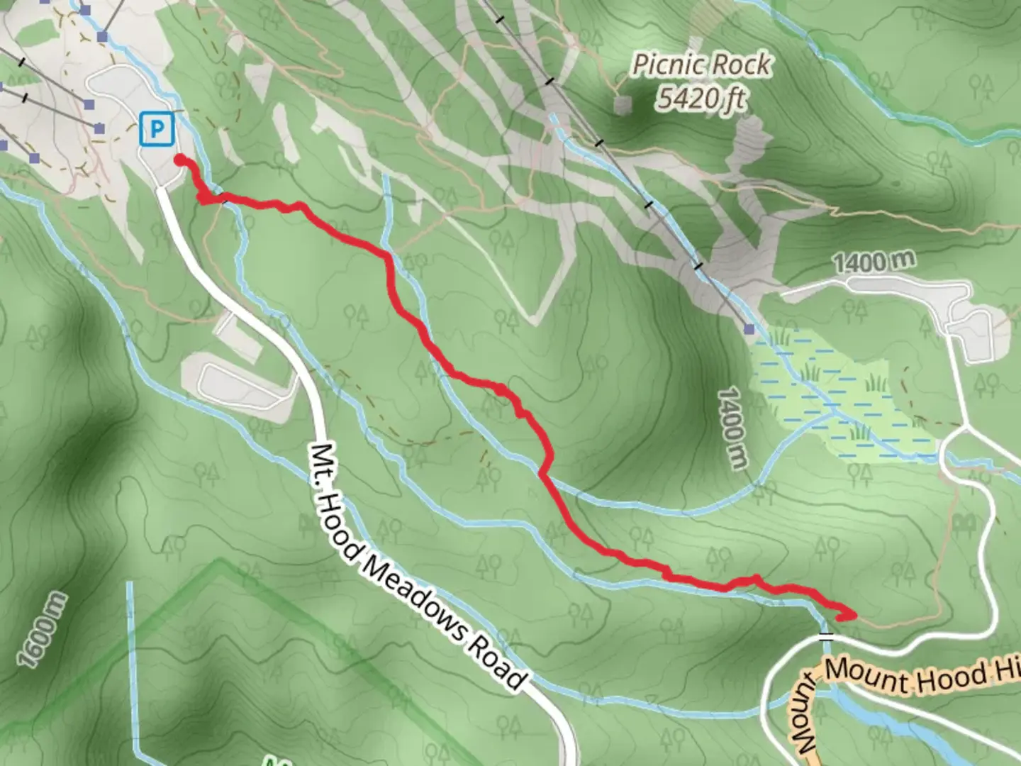 An image depicting the trail Sahale Falls via Umbrella Falls Trail and its surrounding area.