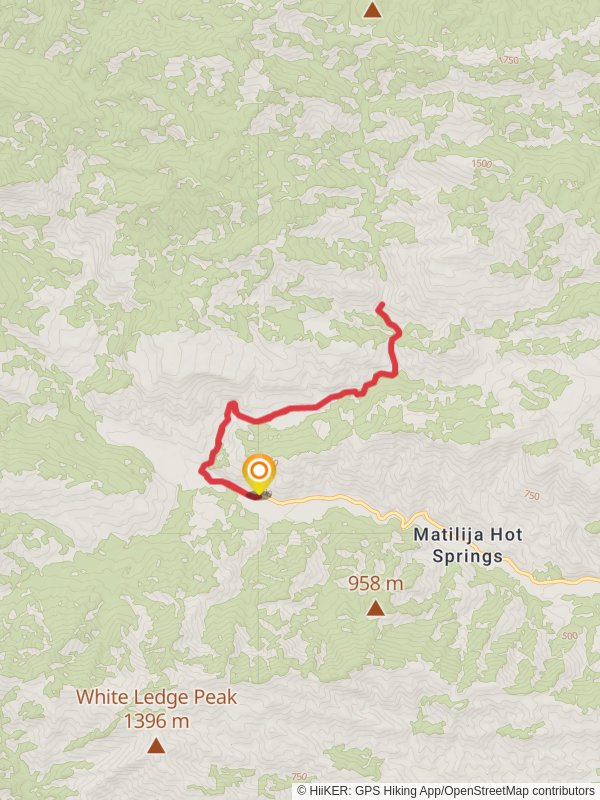 Middle Matilija Camp via North Fork Matilija Trail
