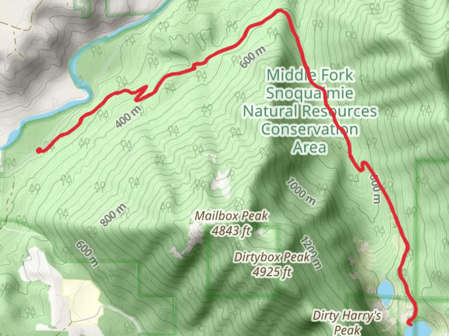 An image depicting the trail Granite Creek Trail and its surrounding area.