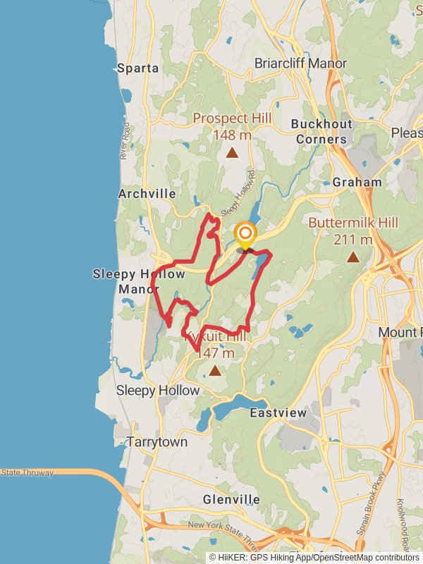 Swan Lake and Gory Brook Loop mobile static map