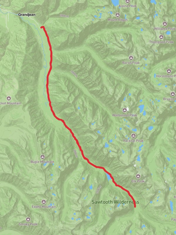South Fork Payette River Trail - Grandjean
