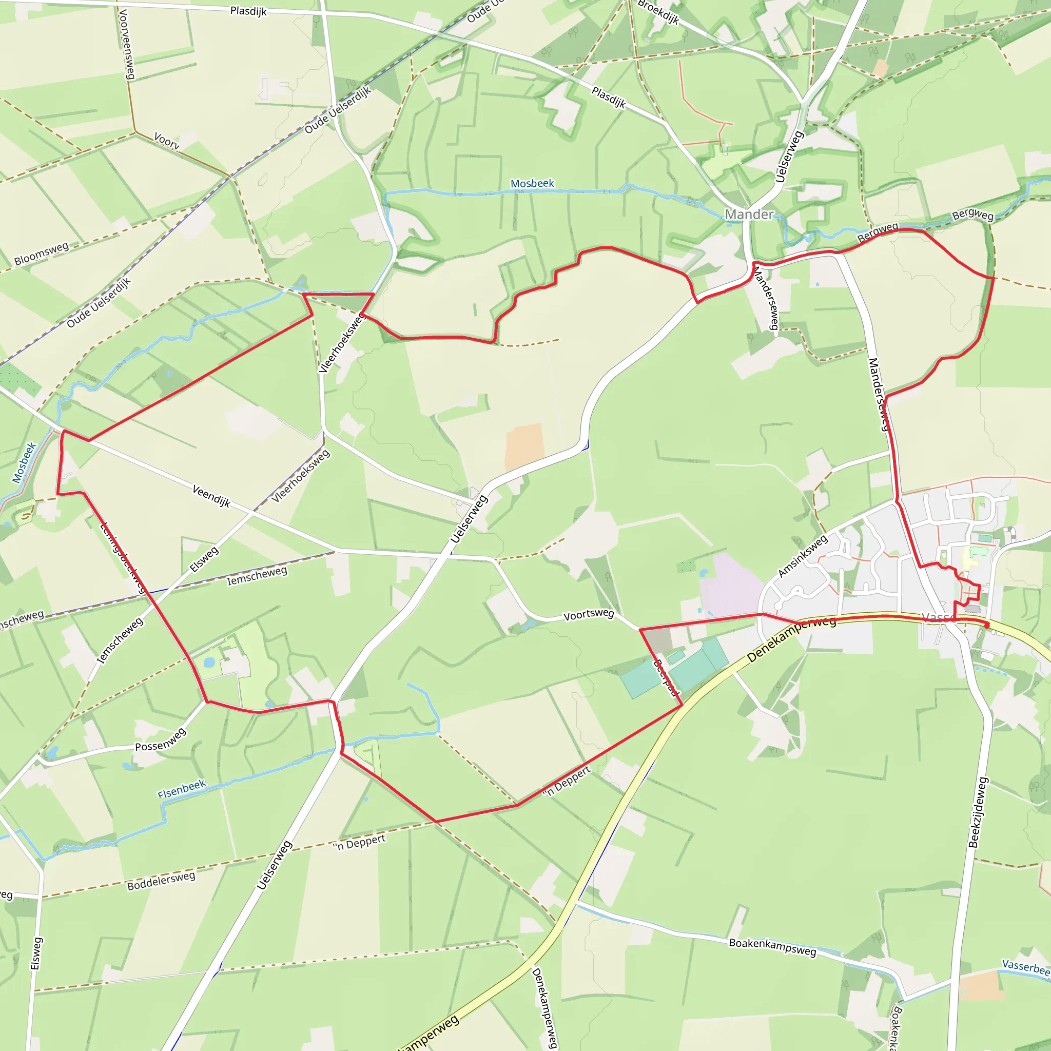 Westeresch and Voormaten Loop mobile static map