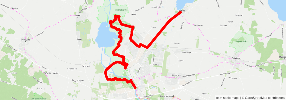 Skåneleden 6 stage 2 Map