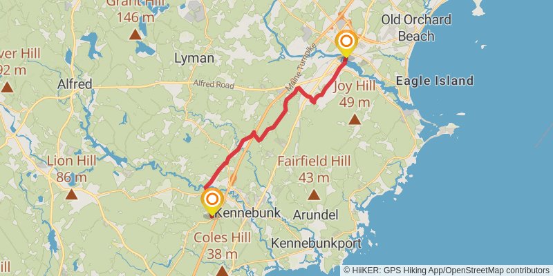 Eastern Trail stage 3 Map