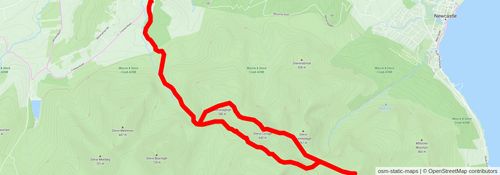 Slieve Donard - Commedagh and Bearnagh stage 2 Map