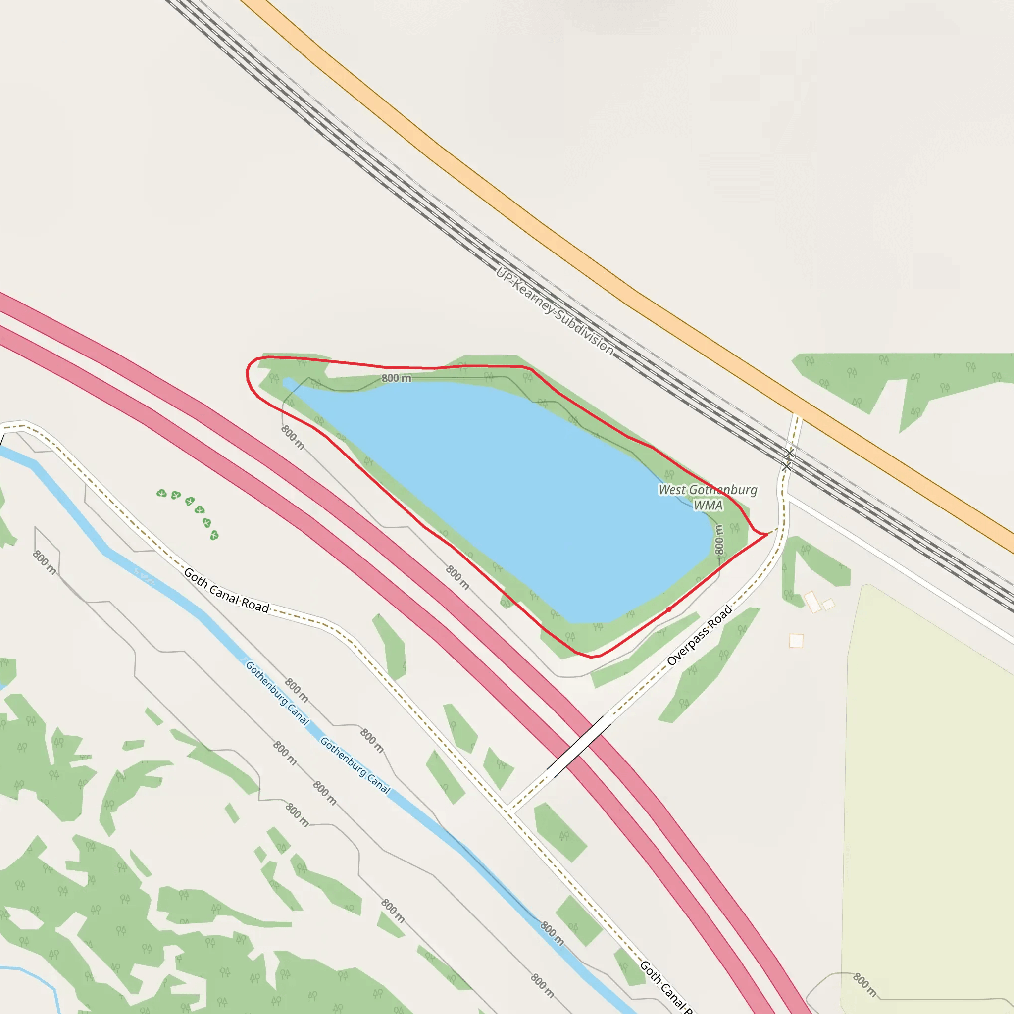 Overpass Road Loop mobile static map