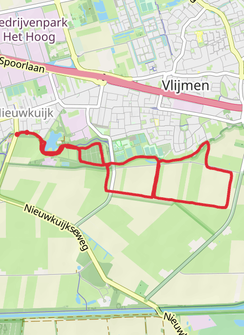 vlijmense Loop mobile static map