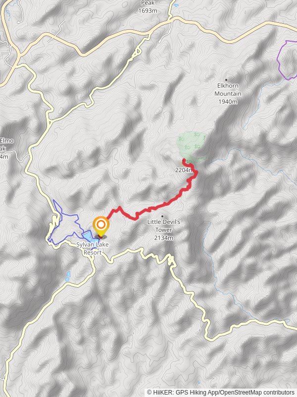 Black Elk Peak from Sylvan Lake