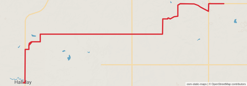 American Perimeter Trail - North Country Primary stage 242 Map
