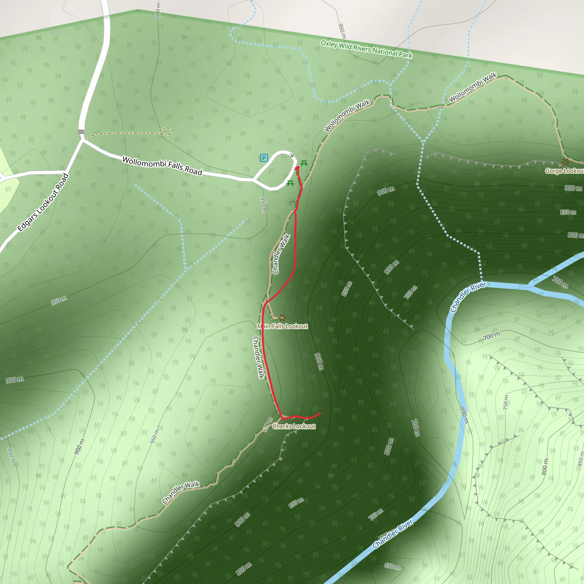 Chandler Track mobile static map