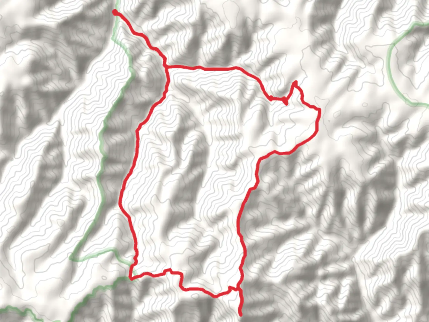 An image depicting the trail Oregon Butte, Turkey Creek and Panjab Trail and its surrounding area.