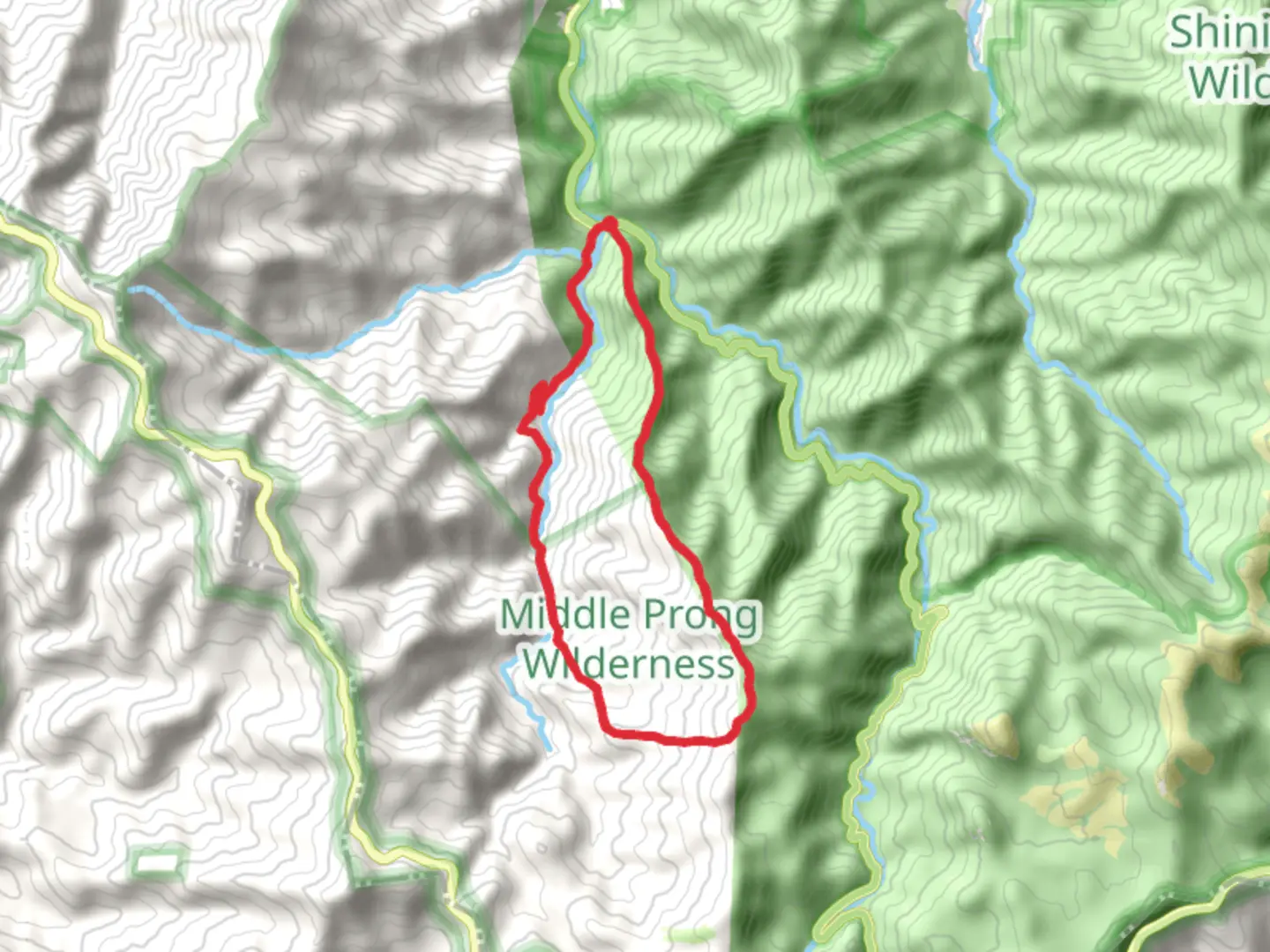 An image depicting the trail Green Mountain Trail, Green Knob and Lickstone Ridge Road Loop and its surrounding area.