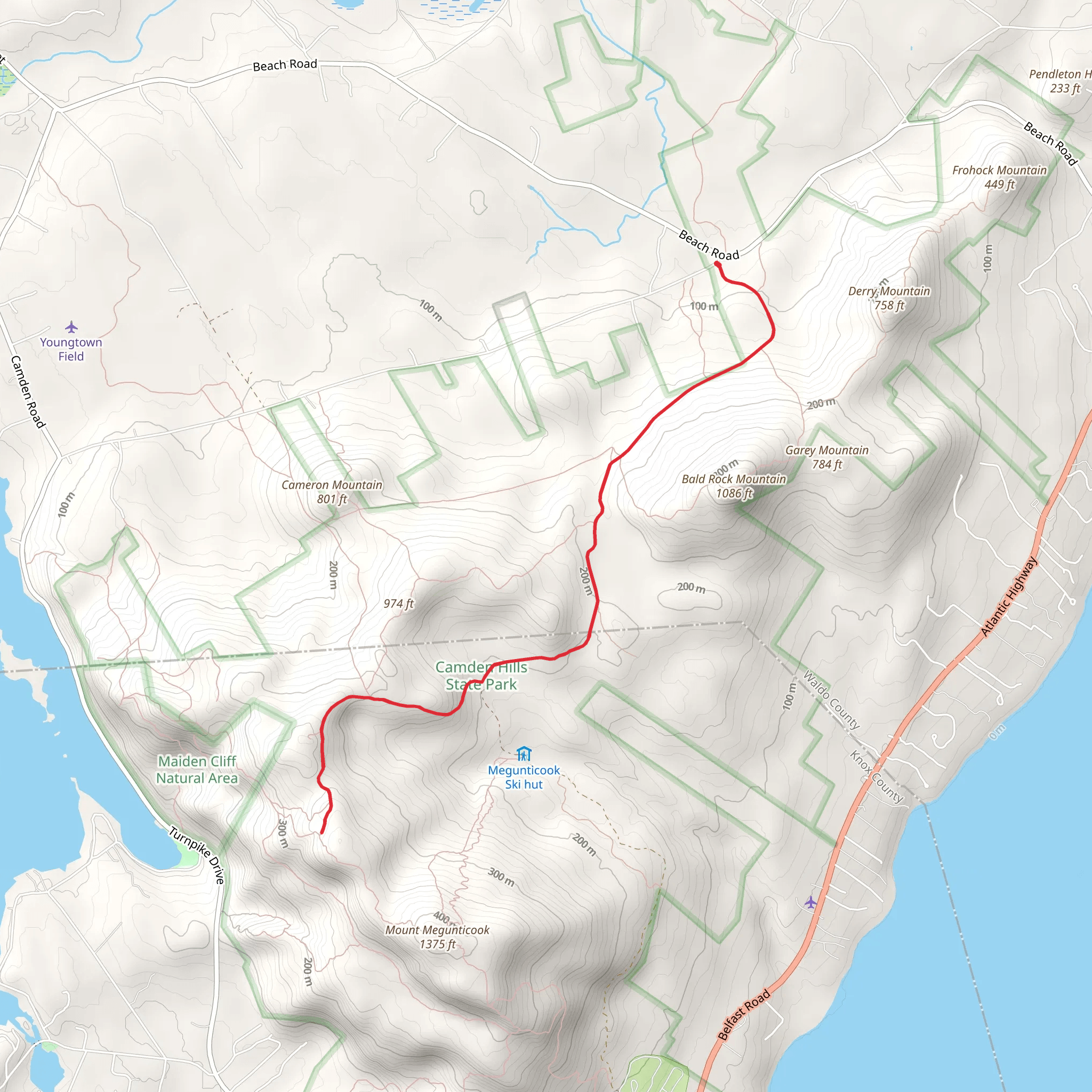 Zekes Trail mobile static map