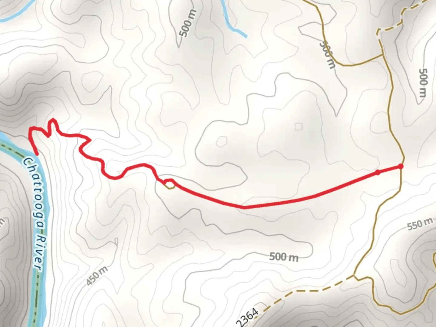 An image depicting the trail Fall Creek Portage Trail and its surrounding area.