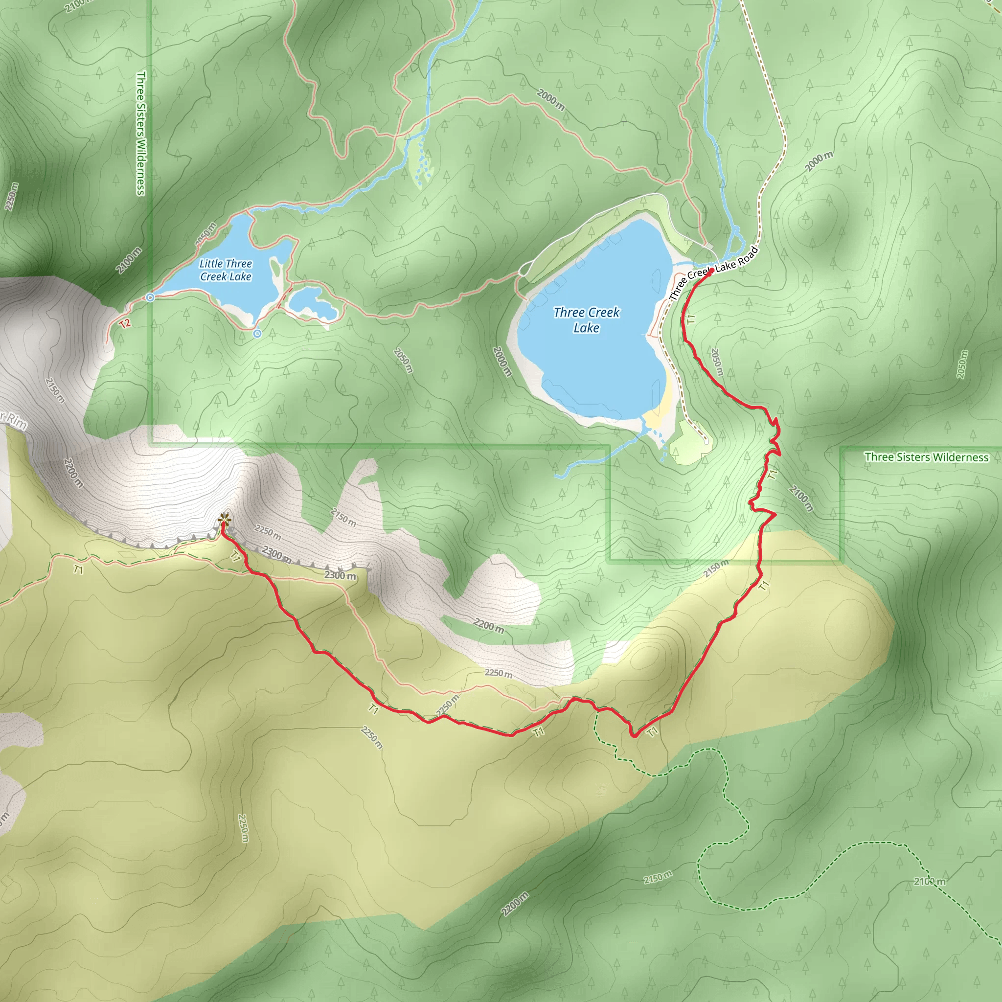 Tam Mcarthur Rim Trail mobile static map