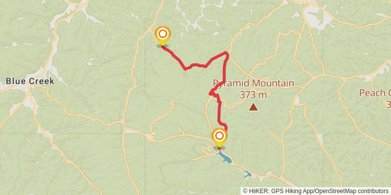 American Discovery Trail North Route stage 73 Map
