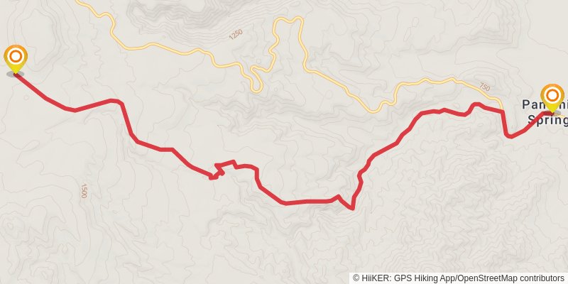 Lowest to Highest Route stage 6 Map