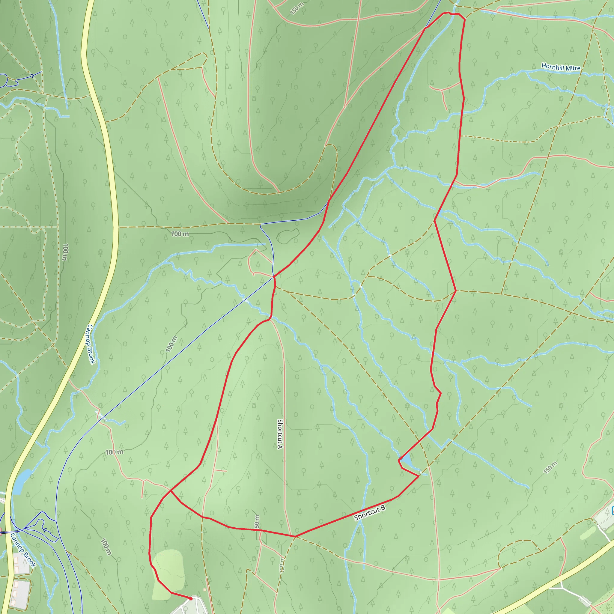 Forest of Dean Sculpture Trail mobile static map