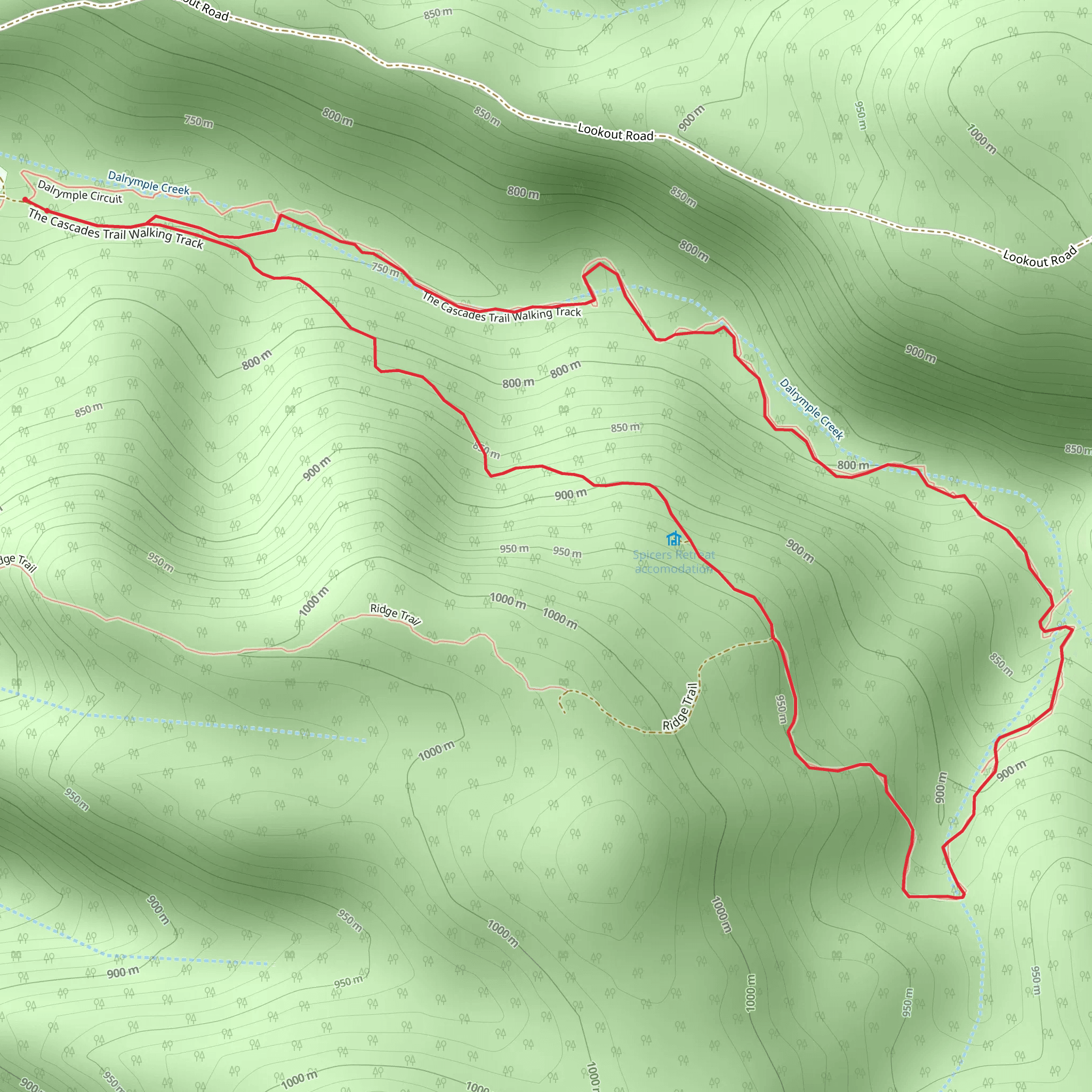 Cascades Circuit Track mobile static map