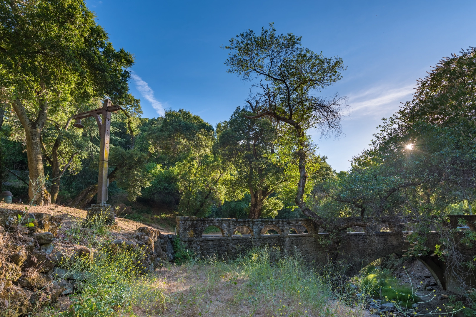An image depicting the trail Penitencia Creek and North Rim Loop Trail and its surrounding area.