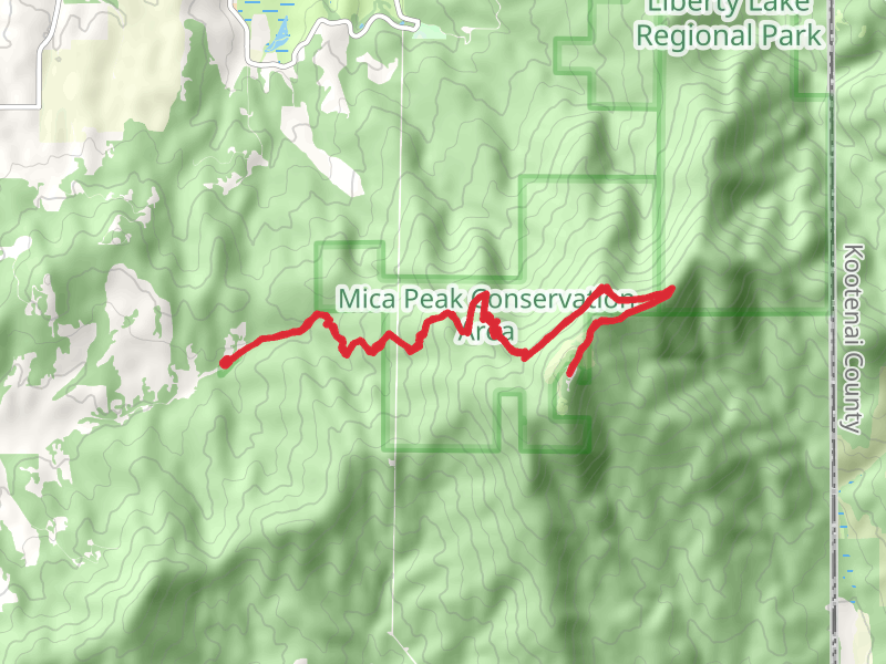 California Creek Trail and Mica Peak
