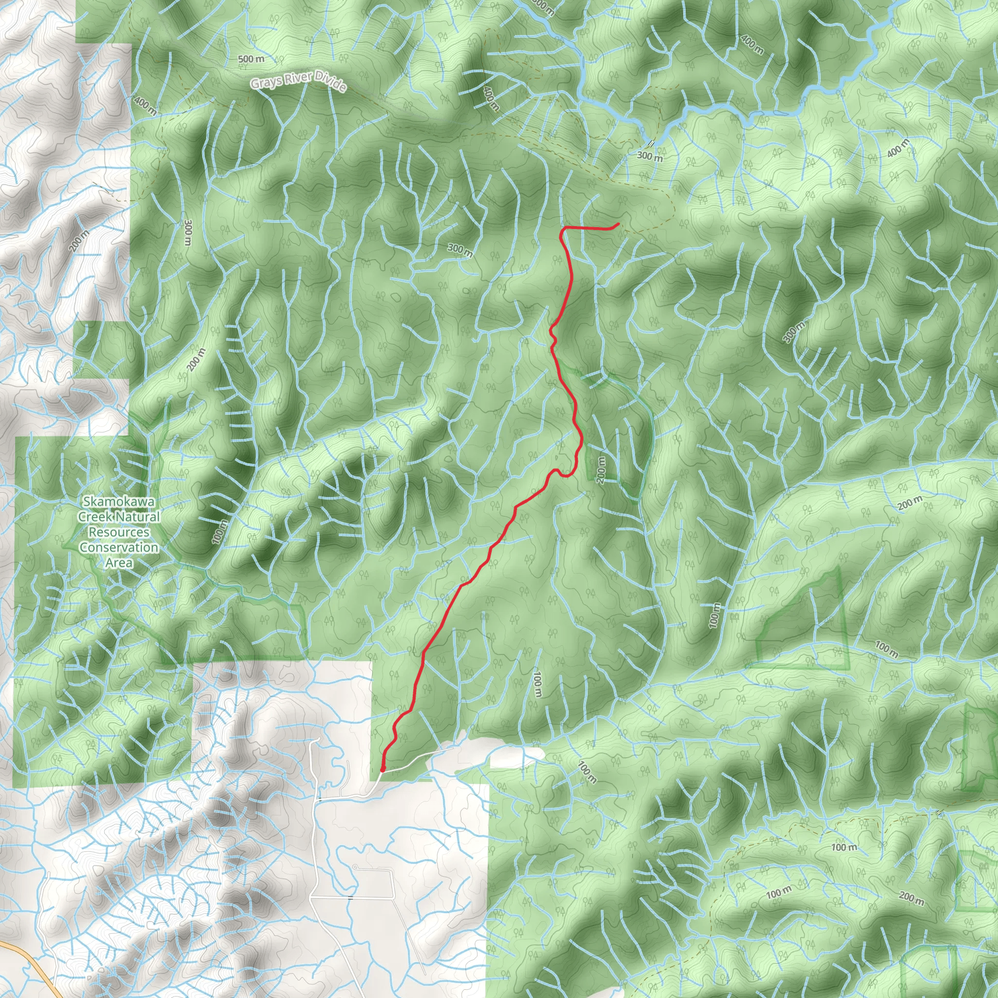Alger Truck Trail mobile static map