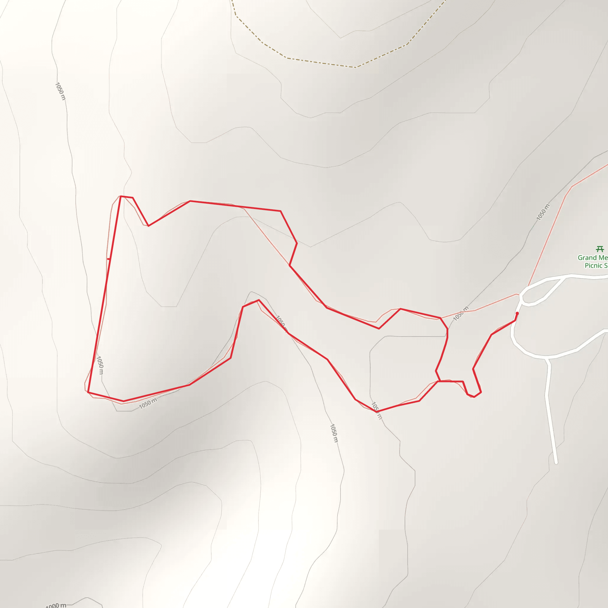 Edith Peak Road Loop - North mobile static map