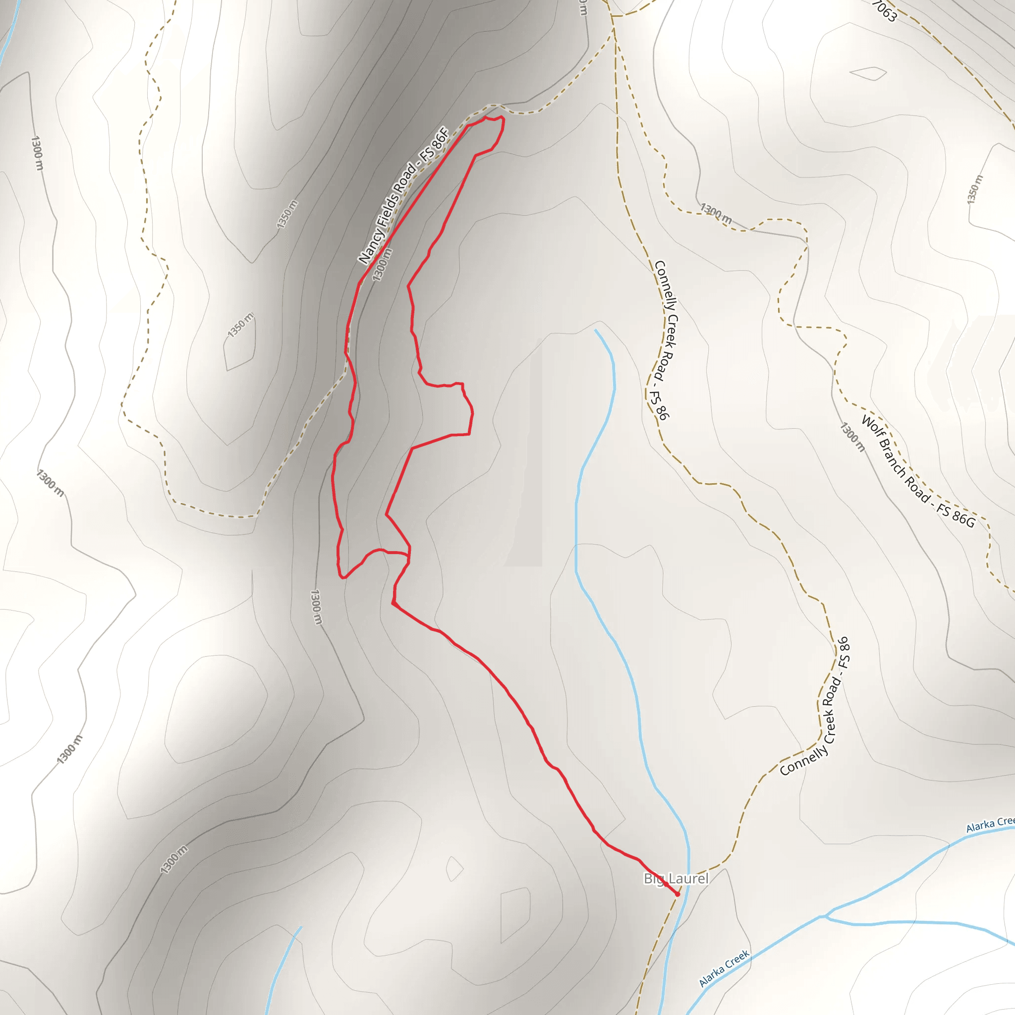 Walton Interpretive Trail mobile static map