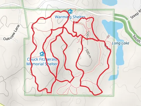 Towering Pine Loop and Deer Ridge Trail