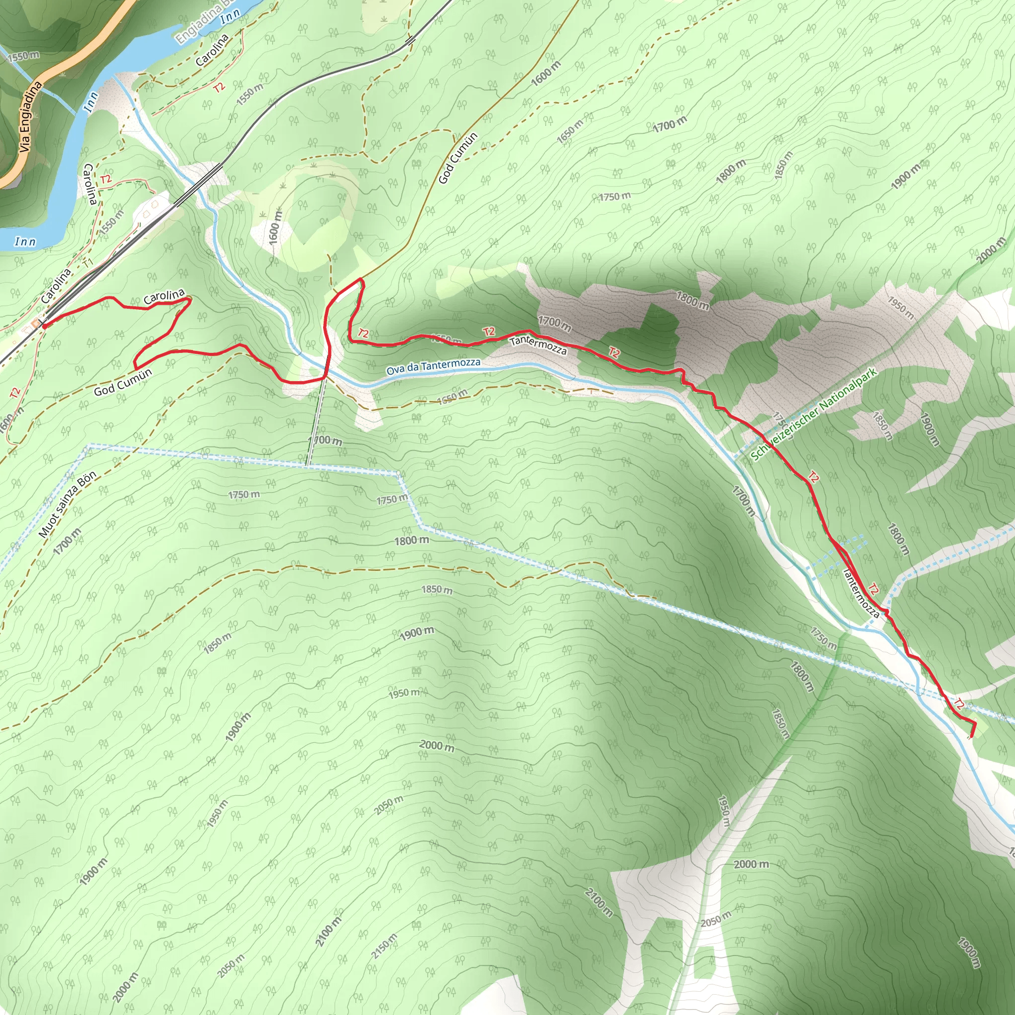 Val Tantermozza mobile static map