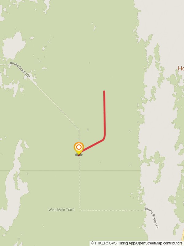 Janes Scenic Drive mobile static map