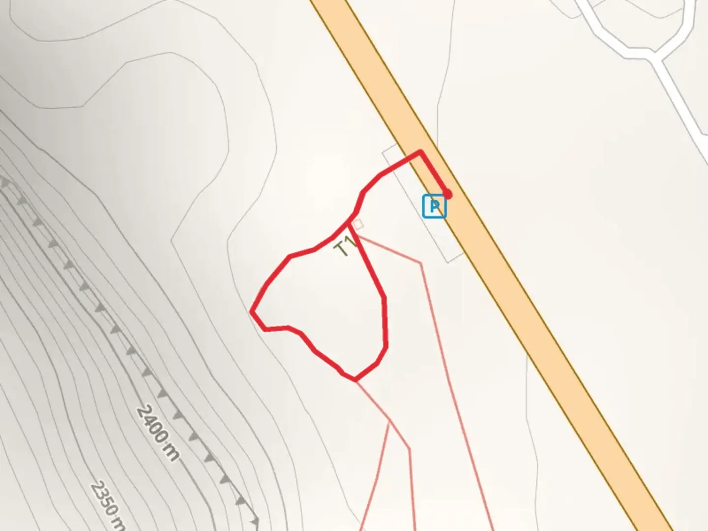 An image depicting the trail San Diego Canyon Overlook Loop and its surrounding area.