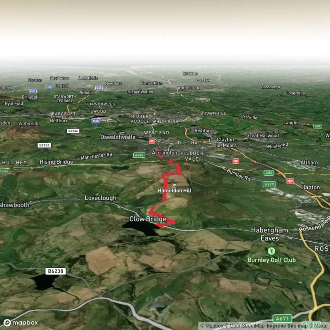 An image depicting the trail Hike from Clow Bridge and its surrounding area.