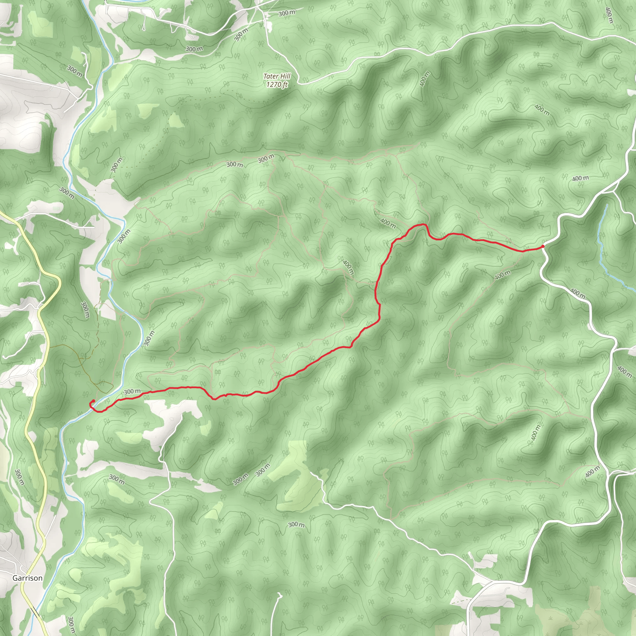 Tin Top mobile static map