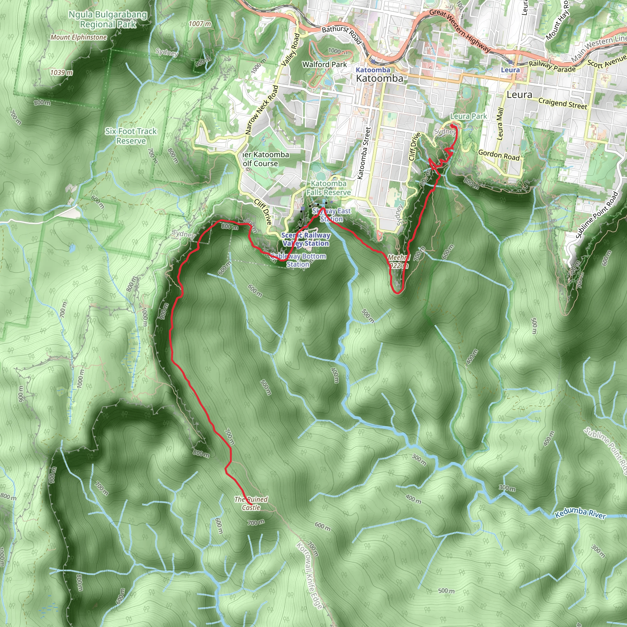 Federal Pass Track mobile static map