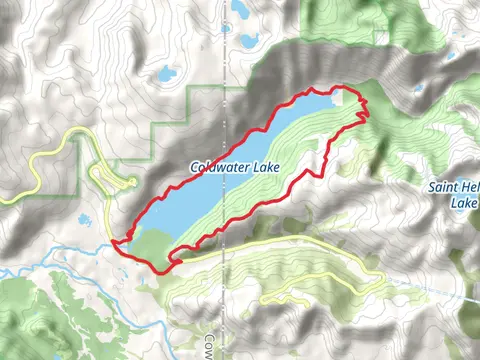 Lakes Trail and South Coldwater Trail