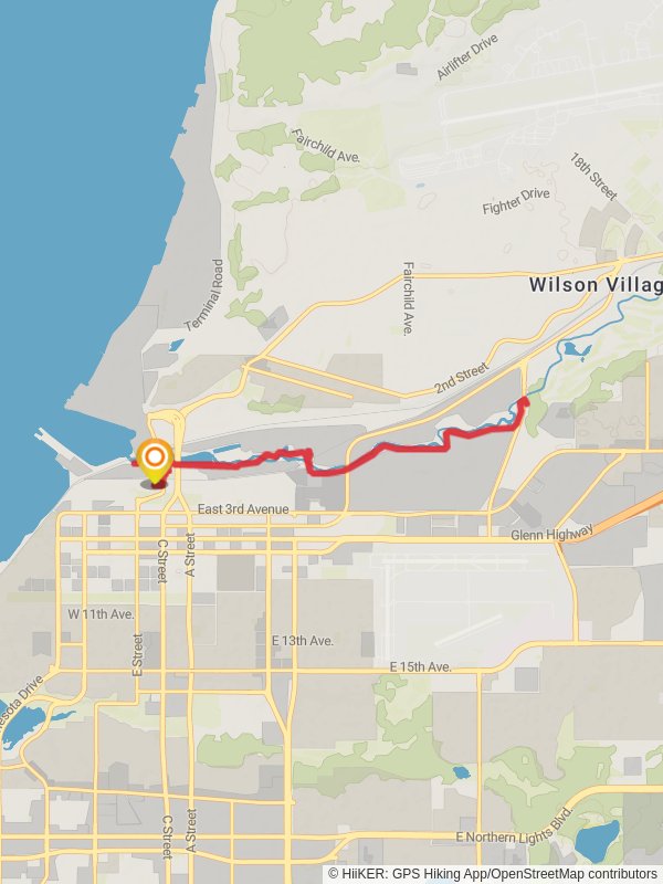 Ship Creek Trail Out and Back