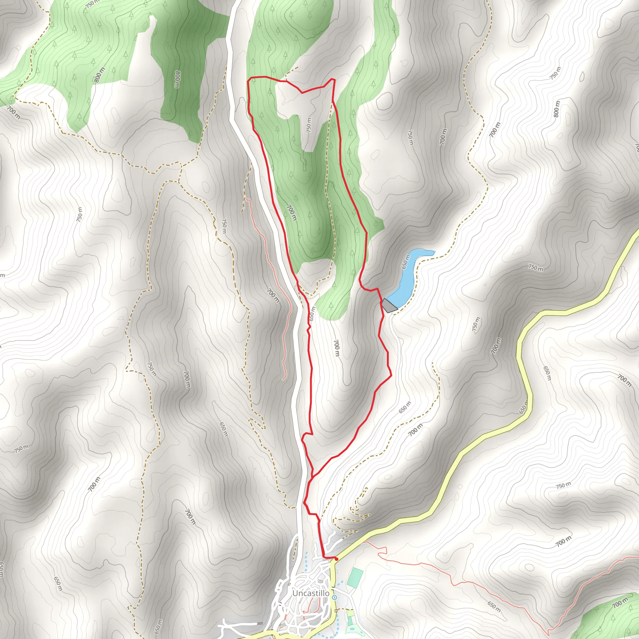 Circular through Uncastillo PR Z 115b mobile static map