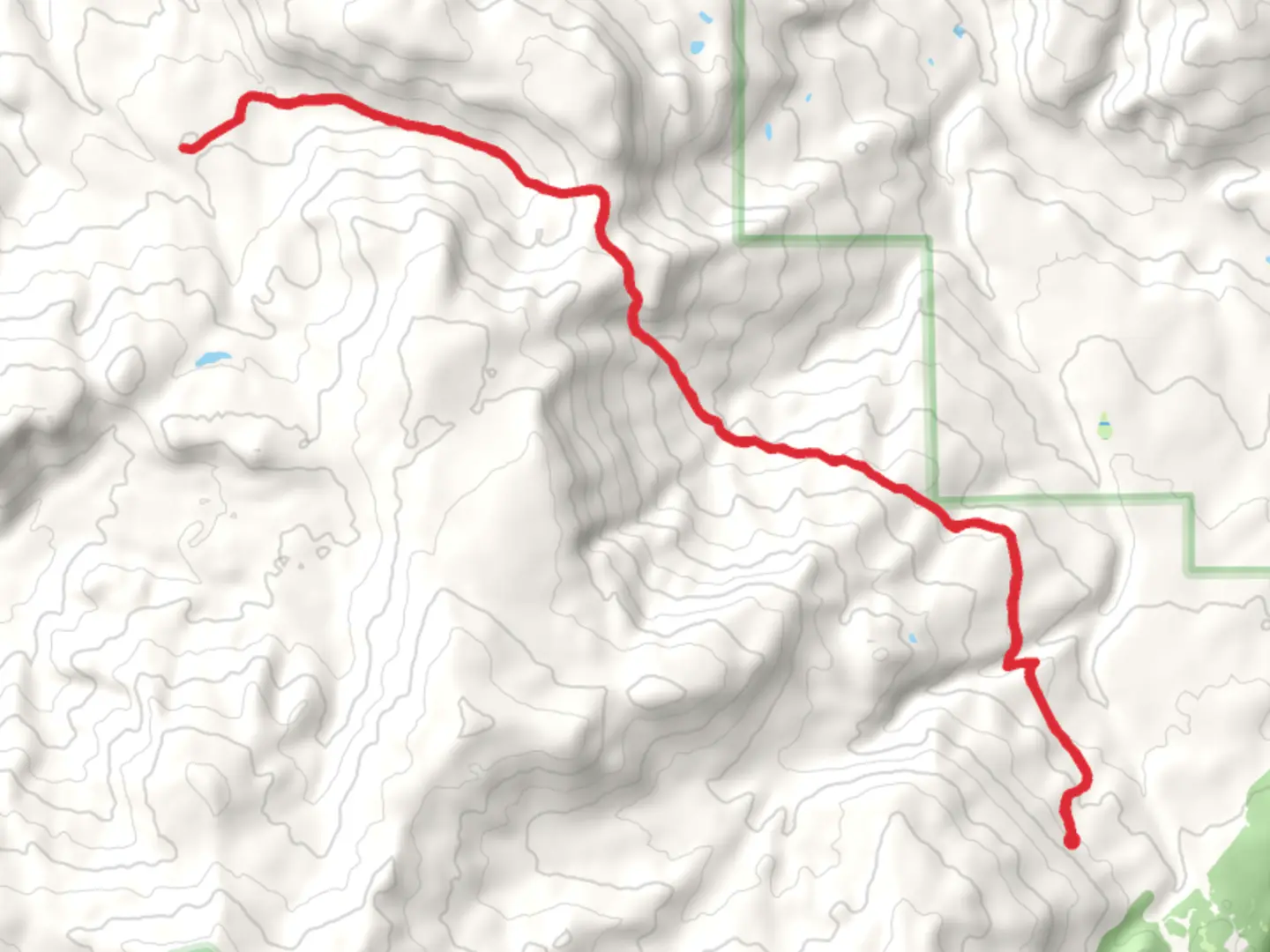 An image depicting the trail Cyclone Trail and its surrounding area.