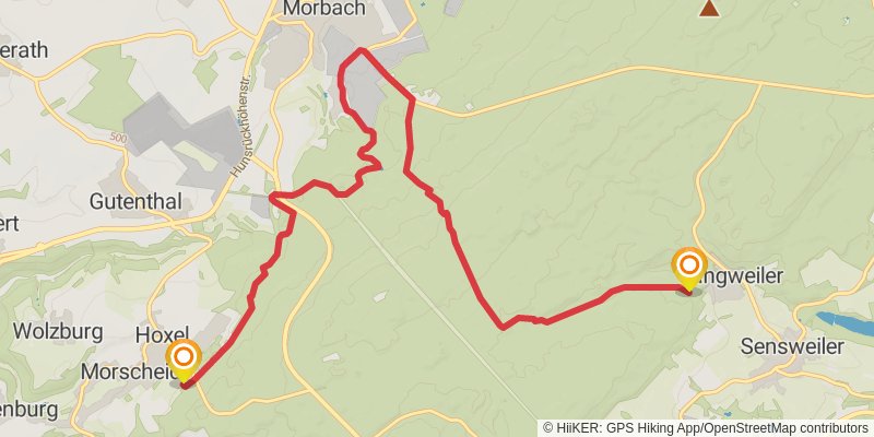 Saar-Hunsrück-Steig stage 9 Map