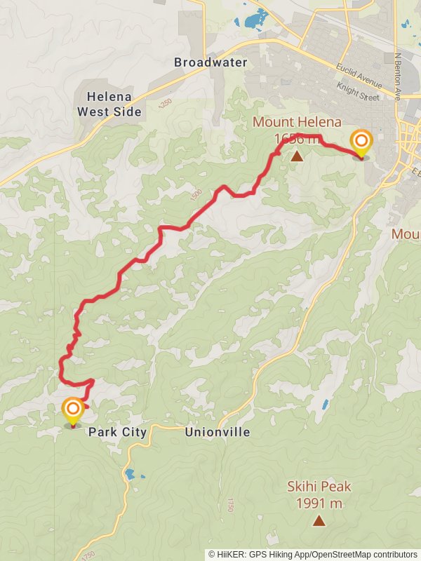 Mt Helena Ridge Trail and 1906 Trail