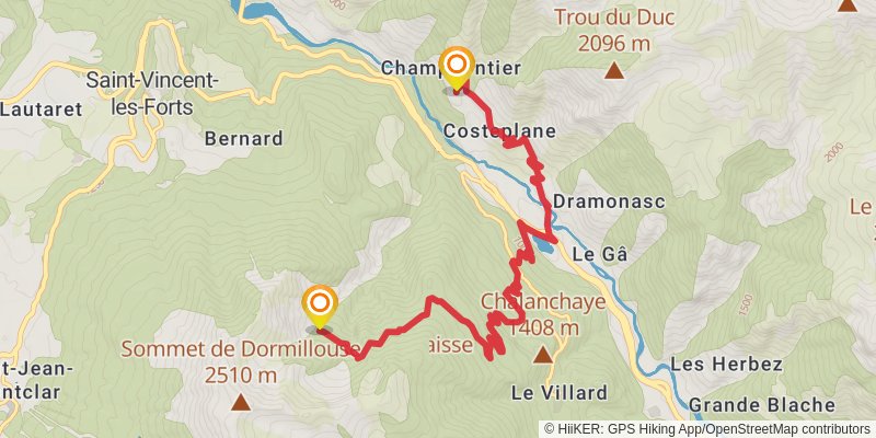 Lac de Serre-Ponçon stage 5 Map