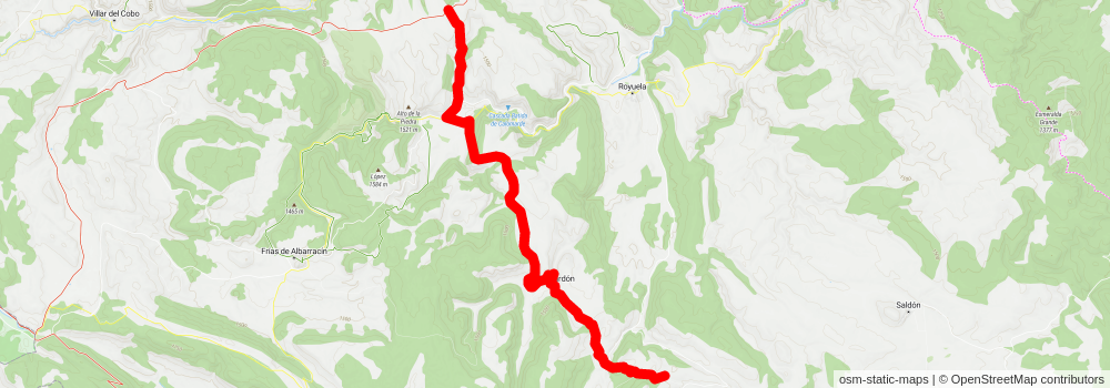 Bronchales - Masegoso PR TE 3 stage 2 Map