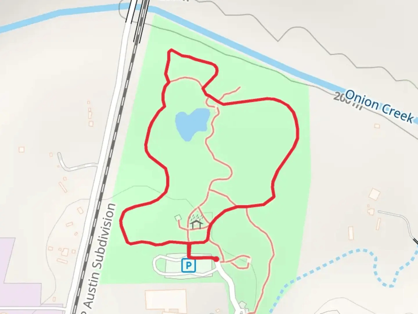 An image depicting the trail Historic Stagecoach Park Loop and its surrounding area.